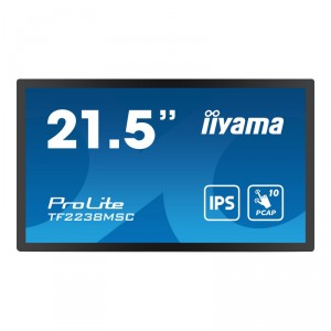 Iiyama ProLite TF2238MSC-B1 - LED - 21.5 - marco abierto - pantalla t&aacute;ctil - 1920 x 1080 Full HD (1080p) - IPS - 600 cd/