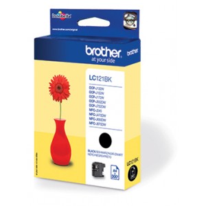 Brother LC-121BK cartucho de tinta