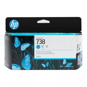 HP TINTA CIAN 738 130ML
