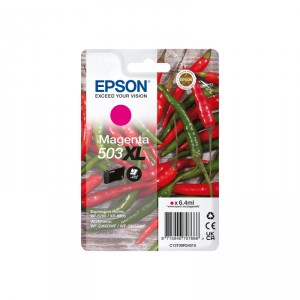 Epson 503XL - 6.4 ml - XL - magenta - original - bl&iacute;ster - cartucho de tinta - para EPL 5200, RIP Station 5200, WorkForce WF-296