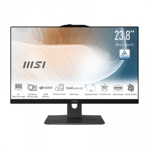 MSI Modern AM242P 1M 1498ES - Todo en uno Core 7 150U / hasta 5.4 GHz - RAM 16 GB - SSD 512 GB - NVMe - Intel Graphics - Gigabit