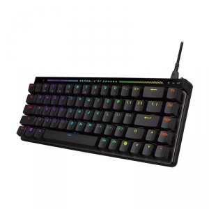 Asus ROG Falchion Ace HFX - - 65% - compact - con panel t&aacute;ctil - retroiluminado - USB - QWERTY - espa&ntilde;ol - interruptor: