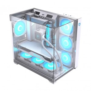 Hiditec Caja Gaming Semitorre SKY/ Blanco