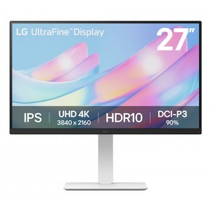 LG Profesional UltraFine 27US550-W 27"/ 4K/ Regulable en altura/ Blanco