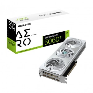 Giga-Byte TARJETA GRAFICA GIGABYTE RTX 5060 TI AERO OC 8GB GDDR7 NEGRO
