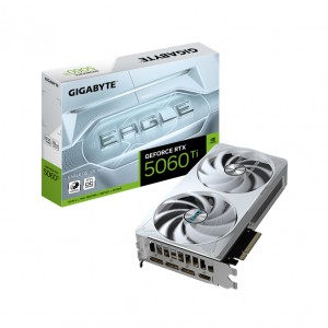 Giga-Byte TARJETA GRAFICA GIGABYTE RTX 5060 TI EAGLE ICE OC 8GB GDDR7 BLANCO
