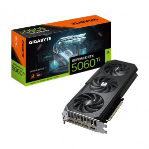 Giga-Byte TARJETA GRAFICA GIGABYTE RTX 5060 TI OC 8GB GDDR7 NEGRO