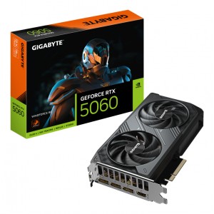 Giga-Byte TARJETA GRAFICA GIGABYTE GAMING RTX 5060 WINDFORCE 8GB GDDR7