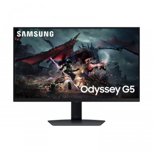 Samsung Gaming Odyssey G5 S27DG500EU 27"/ QHD/ 1ms/ 180Hz/ IPS/ Regulable en altura/ Negro
