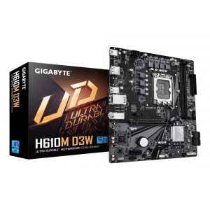 Giga-Byte Placa Base Gigabyte H610M D3W Socket 1700/ DDR5/ PCIe 4.0/ Micro ATX