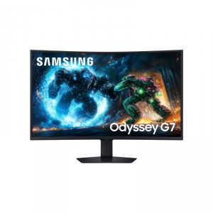 Samsung Gaming Odyssey G7 G75F 37"/ 4K/ 1ms/ 165Hz/ VA/ Regulable en altura/ Negro