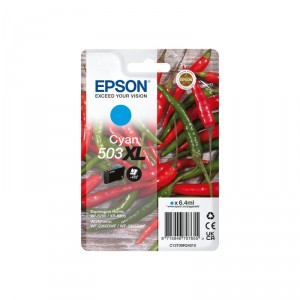 Epson 503XL - 6.4 ml - ci&aacute;n - original - bl&iacute;ster - cartucho de tinta - para EPL 5200, RIP Station 5200, WorkForce WF-2960