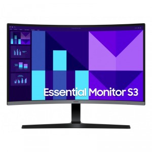 Samsung Profesional Curvo Essential S3 S39GD S27D392GAU 27"/ Full HD/ Negro y Plata