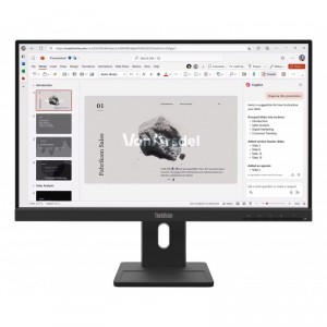 Lenovo ThinkVision E22-40 - LED - 1920 x 1080 Full HD (1080p) @ 100 Hz - IPS - 250 cd/m&sup2; - 1300:1 - 4 ms - HDMI, VGA, Di