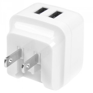 StarTech.com Cargador de Pared USB de 2 Puertos para Tablets Smartphones - Cargador Blanco de Alta Potencia para Viajes