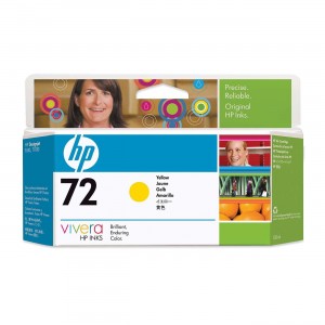 HP Cartucho de tinta amarilla de 130 ml HP 72