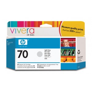HP Cartucho de tinta gris claro HP 70 de 130 ml