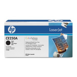 HP Cartucho de impresi&oacute;n negro HP Color LaserJet CE250A