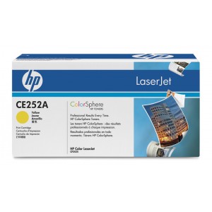 HP Cartucho de impresi&oacute;n amarillo HP Color LaserJet CE252A
