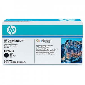 HP Cartucho de impresi&oacute;n negro HP Color LaserJet CE260A