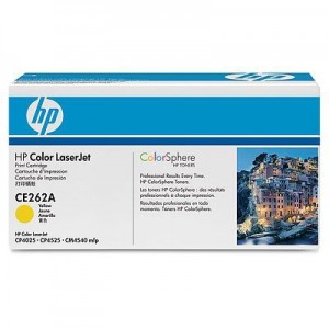 HP Cartucho de impresi&oacute;n amarillo HP Color LaserJet CE262A