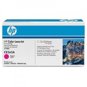 HP Cartucho de impresi&oacute;n magenta para HP Color LaserJet CE263A