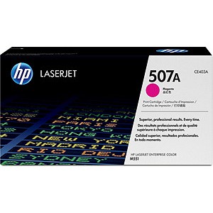 HP Cartucho de t&oacute;ner magenta HP 507A LaserJet