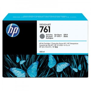HP Cartucho de tinta HP Designjet 761 gris oscuro de 400 ml