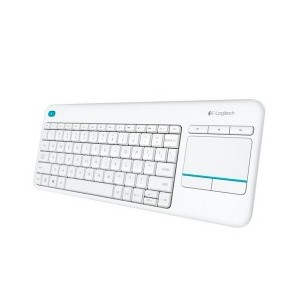 Logitech WIRELESS K400 WHITE PLUS TOUCH PAD P/N:920-007138