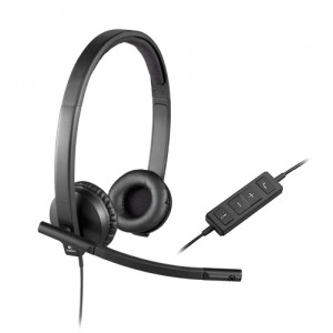 Logitech H570e Binaurale Diadema Negro auricular con micr&oacute;fono
