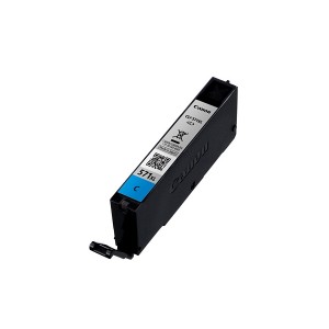 Canon CLI-571C XL - Alto rendimiento - ci&aacute;n - original - dep&oacute;sito de tinta - para PIXMA MG5751, MG5752, MG5753, MG6851, MG6852,