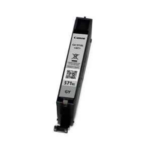 Canon CLI-571GY XL - Alto rendimiento - gris - original - dep&oacute;sito de tinta - para PIXMA MG7750, MG7751, MG7752, MG7753