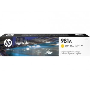 HP 981A - Amarillo - original - PageWide - cartucho de tinta - para PageWide Enterprise Color MFP 586, PageWide Enterprise Color