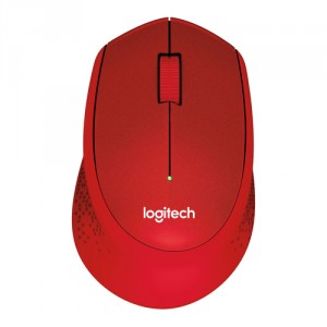 Logitech M330 Silent Plus RF inal&aacute;mbrico &Oacute;ptico 1000DPI mano derecha Rojo rat&oacute;n
