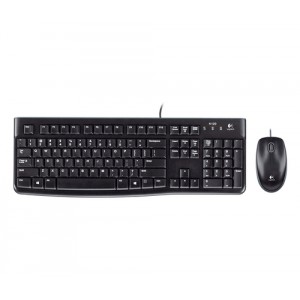 Logitech MK120 USB QZERTY Italiano Negro teclado