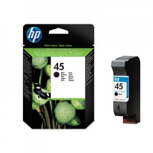 HP Cartucho negro de inyecci&oacute;n de tinta HP 45, alta capacidad