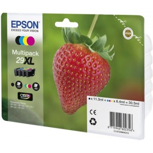 Epson C13T29964022 6.4ml 11.3ml 470p&aacute;ginas 450p&aacute;ginas Negro, Cian, Magenta, Amarillo cartucho de tinta