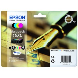 Epson C13T16364022 6.5ml 12.9ml 500p&aacute;ginas 450p&aacute;ginas Negro, Cian, Magenta, Amarillo cartucho de tinta