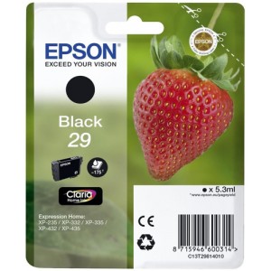 Epson C13T29814022 5.3ml 175p&aacute;ginas Negro cartucho de tinta
