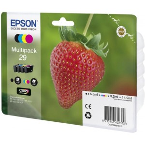 Epson C13T29864022 3.2ml 5.3ml 175p&aacute;ginas 180p&aacute;ginas Negro, Cian, Magenta, Amarillo cartucho de tinta