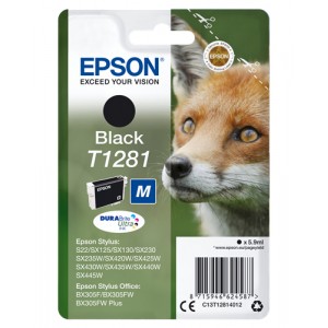 Epson T1281 5.9ml Negro cartucho de tinta