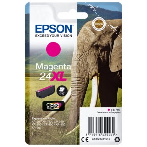 Epson C13T24334012 8.7ml 740p&aacute;ginas Magenta cartucho de tinta