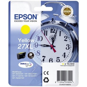 Epson C13T27144022 10.4ml 1100p&aacute;ginas Amarillo cartucho de tinta