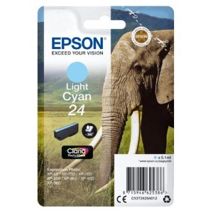 Epson C13T24254012 5.1ml 360p&aacute;ginas Cian claro cartucho de tinta