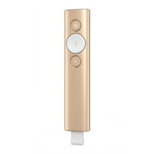 Logitech Spotlight Bluetooth/RF Oro apuntador inal&aacute;mbricos
