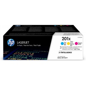 HP 201X Cartucho de t&oacute;ner 2300p&aacute;ginas Cian, Magenta, Amarillo