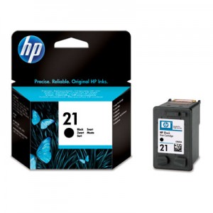 HP Cartucho negro de inyecci&oacute;n de tinta HP 21