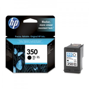 HP Cartucho negro de inyecci&oacute;n de tinta HP 350
