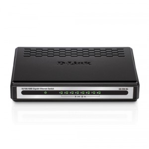 D-Link GO-SW-8G - Switch - no gestionable - 8 puertos 10/100/1000 - sobremesa