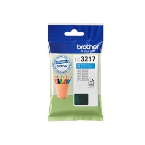 Brother Cartucho tinta lc3217c cian 550